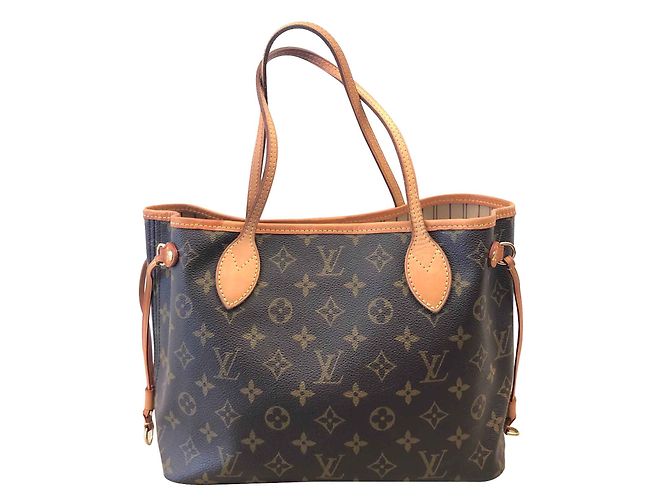 Louis vuitton bolsa neverfull Marrom