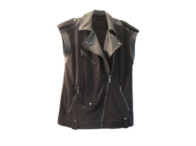 Karl Lagerfeld Val biker 400€ Black Leather  ref.105690
