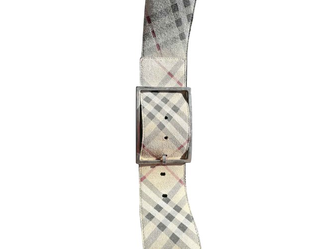 Burberry Belts Beige Leather  ref.105716