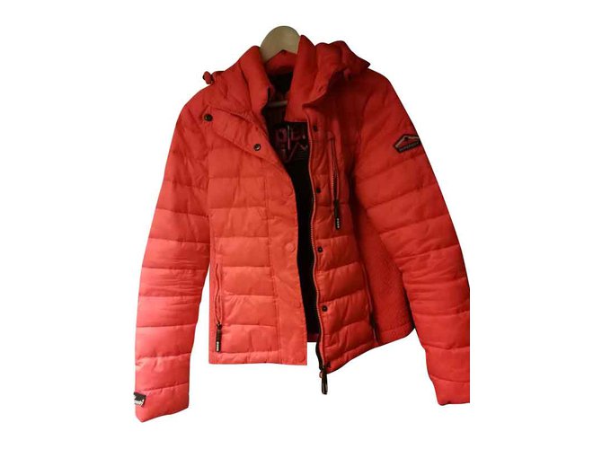 Superdry Jackets Pink Polyester  ref.105725
