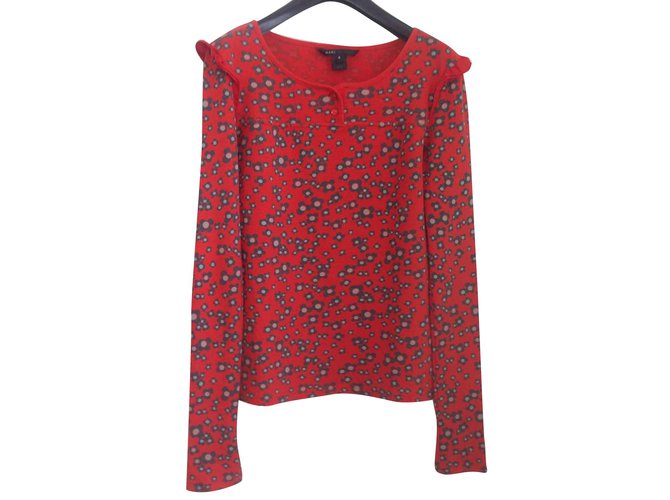 Marc Jacobs Top Rosso Cotone  ref.105739