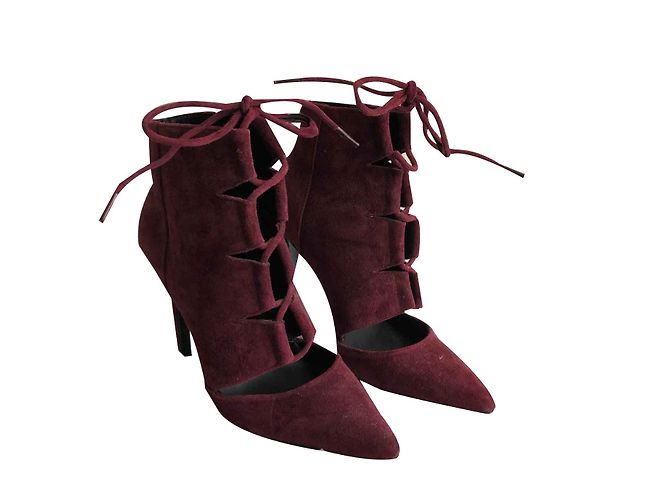 Aldo Ankle boots Dark red