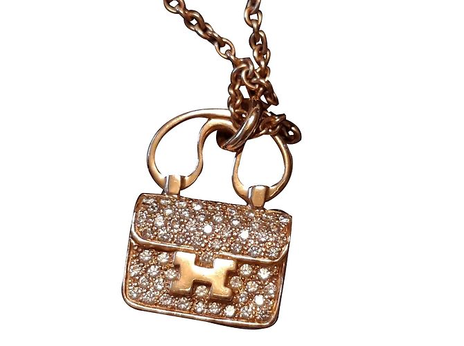 Constance Hermès amuleto constancia de oro rosa