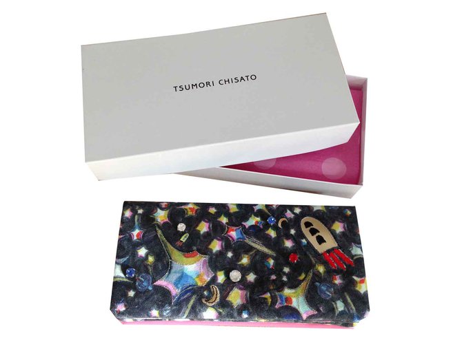 Tsumori Chisato portefeuilles Cuir Multicolore  ref.106102