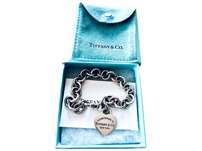 Tiffany & Co Ritorna a Tiffany Metallico Argento  ref.106147