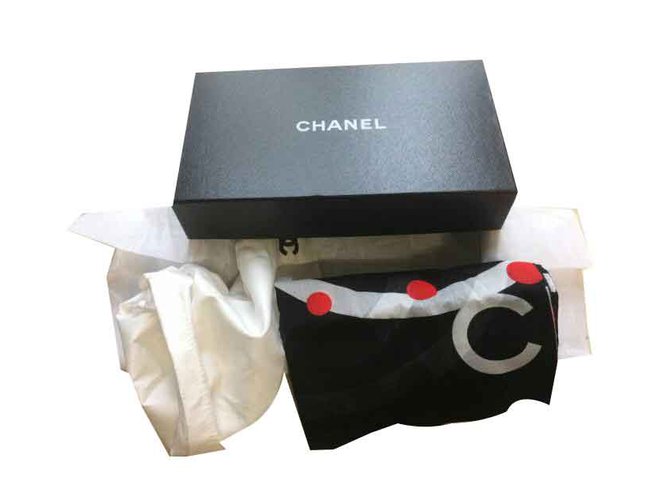 Chanel Echarpes Coton Multicolore  ref.106168