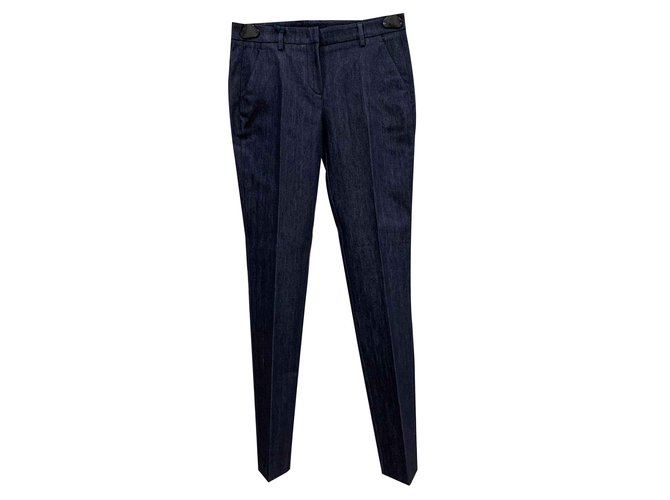 Moncler Pantalones de mezclilla sartorial Azul oscuro Juan  ref.106174