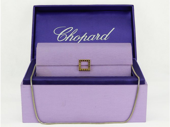 Chopard Evening bag Purple Satin  ref.106284