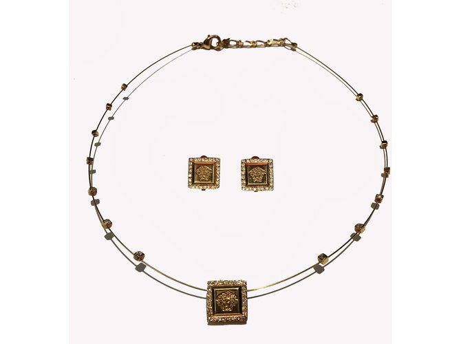 Gianni Versace Conjuntos de joyería Dorado Metal  ref.106312