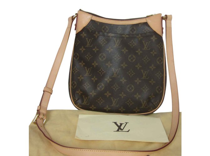 Louis Vuitton Oleon bag Brown Cloth  ref.106322