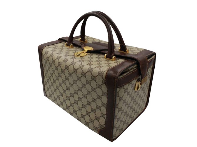 Gucci Vanity Gucci Travel bag Leather 
