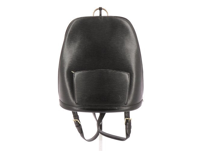 Louis Vuitton Backpacks Black Leather  ref.106362