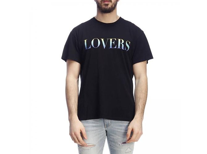 Camiseta Amiri preta de algodão Preto