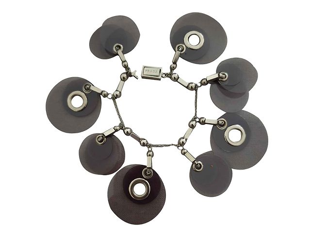 Pulseira Prada metal prateado Prata