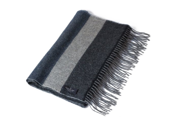 Ermenegildo Zegna cashmere scarf Grey  ref.106434