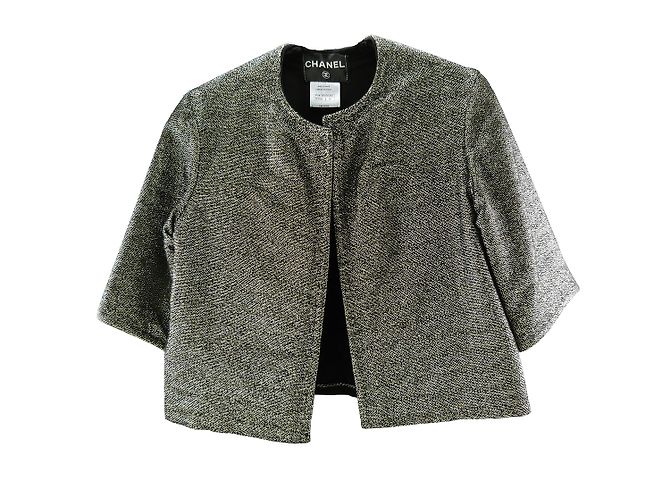 Chanel Chaqueta Gris