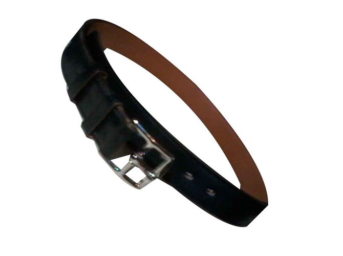 Hermès Belts Black Leather  ref.106538