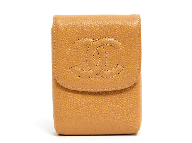 Chanel BEIGE CAVIAR NEW Leather  ref.106587