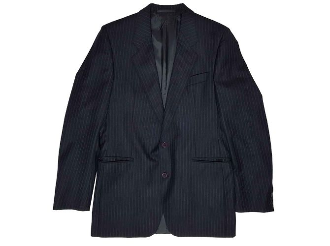 Hugo Boss Wollblazer dunkelblau gestreift
