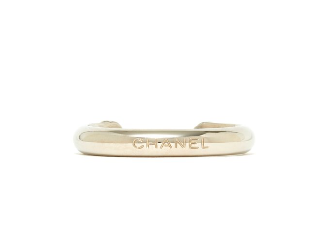 Chanel LION CUFF SILVER Silvery Metal  ref.106611