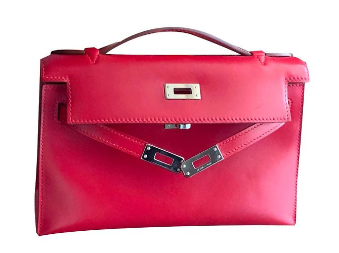 Kelly Hermès Clutch Roja