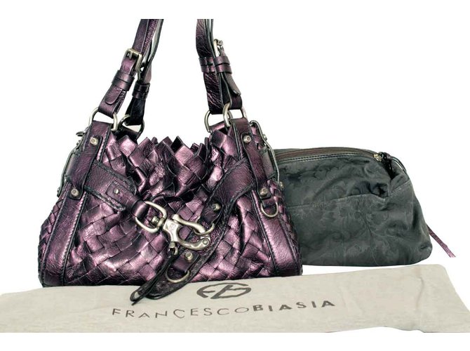 Autre Marque Queenie by Francesco Biasia Purple Leather  ref.106718