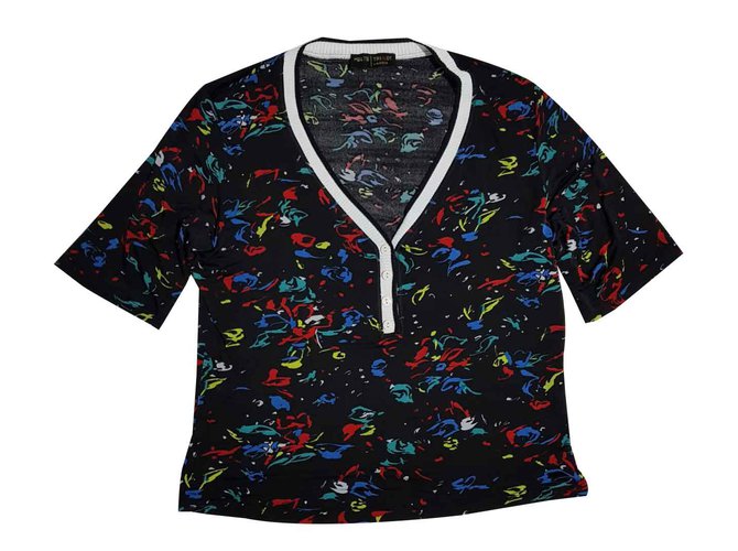 Camicetta Krizia in seta multicolore