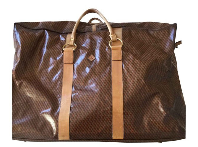 Autre Marque Travel bag Dark brown Patent leather  ref.107091