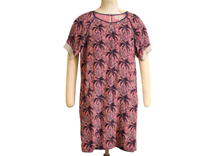 Short Pink Silk Dress