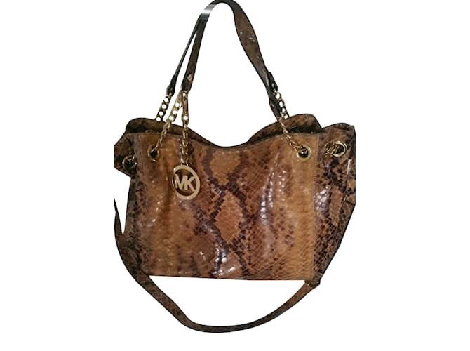 michael kors bolsa snakeskin