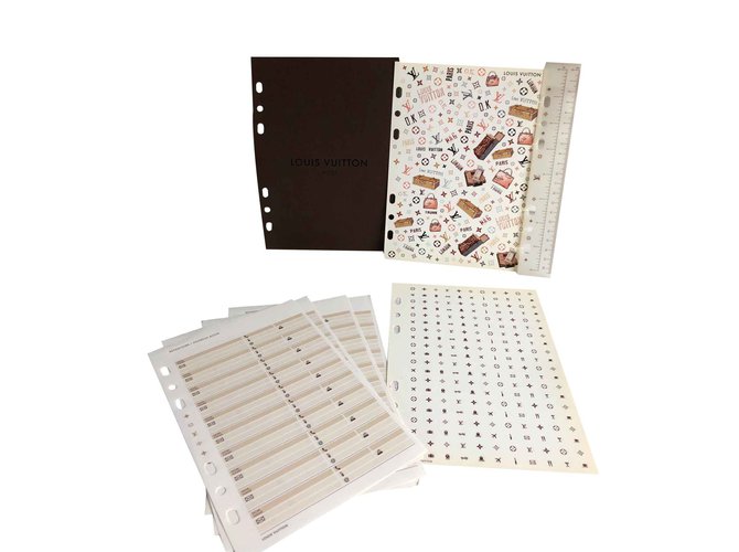 Louis Vuitton, Other, Louis Vuitton Set Of 2 Sheet Of Lv Stickers