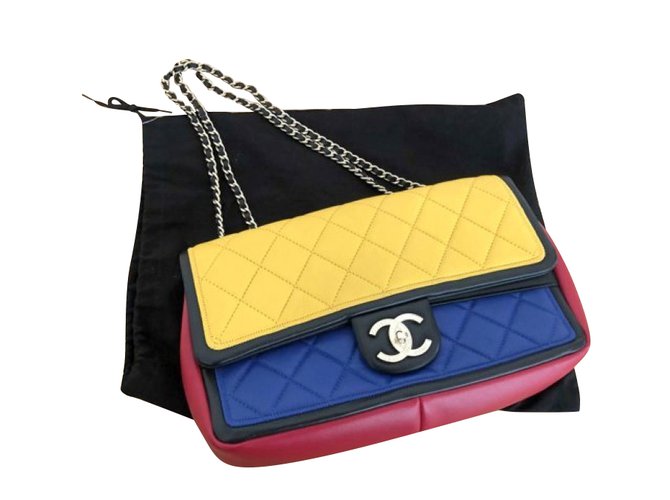 Timeless Chanel Eterno Multicor Couro  ref.107360