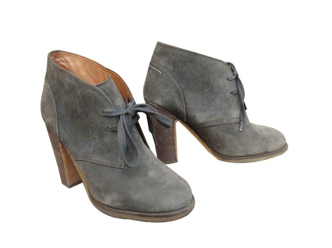 See by Chloé Botines Gris Gamuza  ref.107472