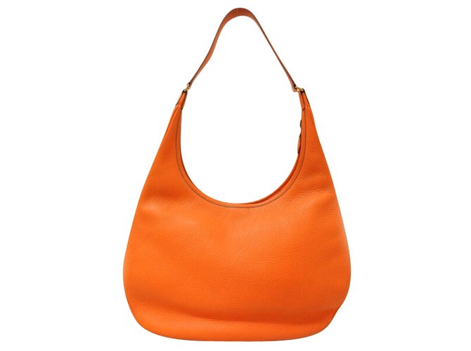 Hermès Gao Orange Leather  ref.107654