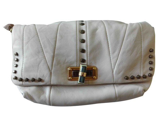 Lanvin Sacs à main Cuir Beige  ref.107670