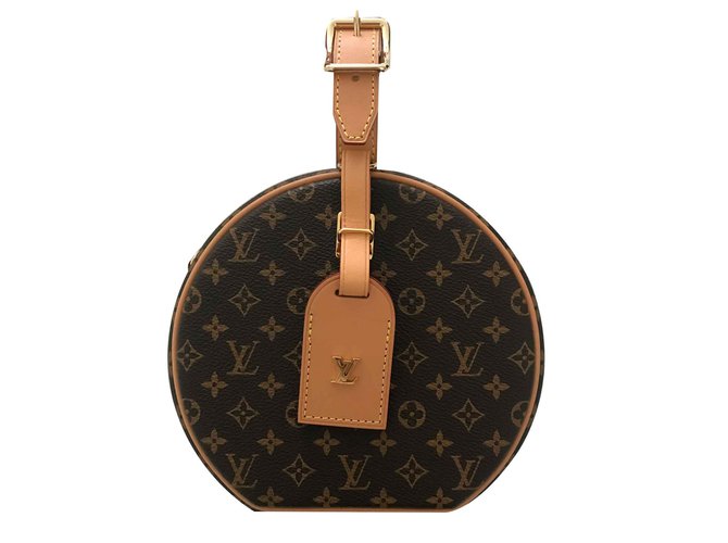 Louis Vuitton Little hat box Brown Leather  ref.107686