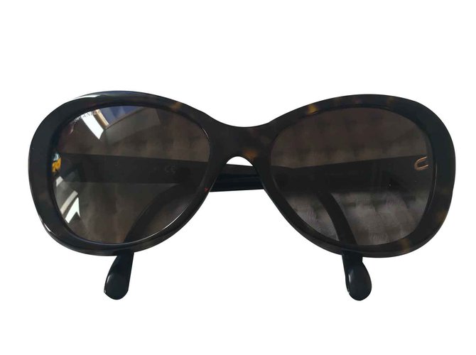 Chanel Oculos escuros Marrom  ref.107780