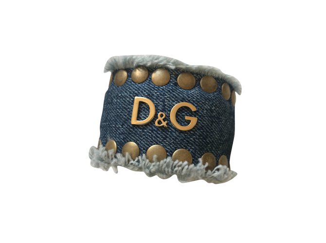 Dolce & Gabbana Bracelets Blue Denim  ref.107812