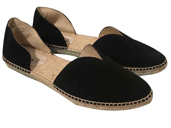 Manebi Open-side flats - Hamptons Noir