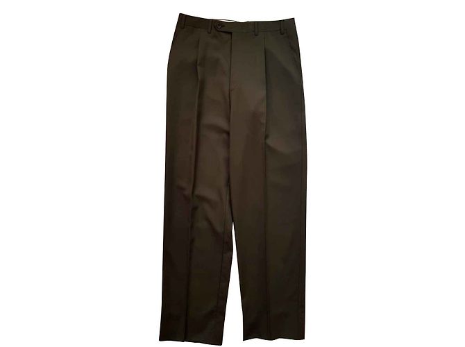 Canali Pants Dark green