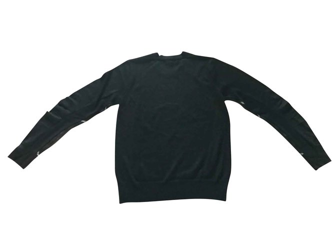 burberry maglione in lana merinos nuovo collezione 2019 Nero  ref.108081