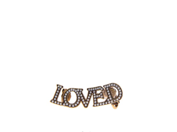 Gucci Loved earrings Golden Metal  ref.108100