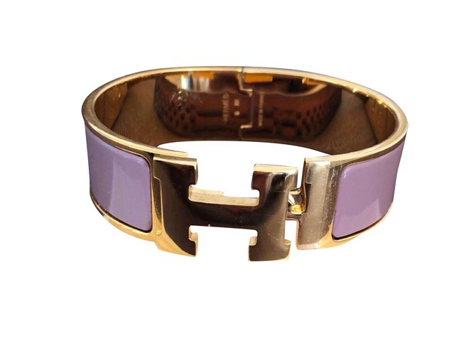 Hermès Clic Clac GM Purple Metal  ref.108152