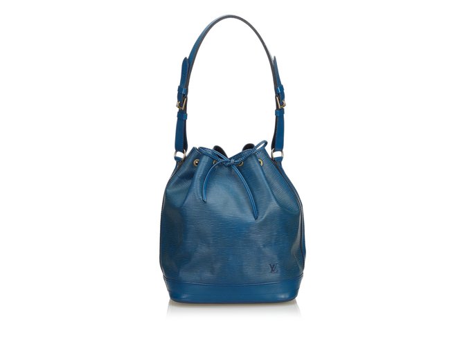 Louis Vuitton Epi noe Azul Cuero  ref.108196