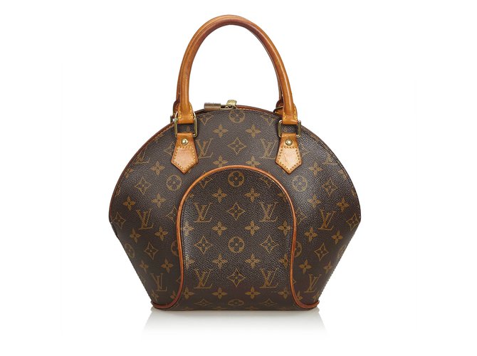 Louis Vuitton Monogram Ellipse PM Brown Leather Cloth  ref.108198