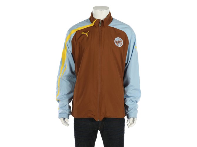 Puma Blazers Jackets Brown Multiple colors Yellow Light blue Polyester  ref.108223