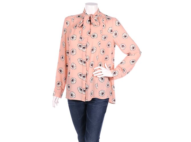 Ann Taylor Tops Pink Mehrfarben
