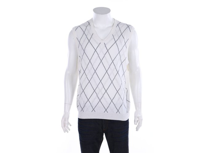 Club Monaco Sweaters White Cotton Cashmere  ref.108271