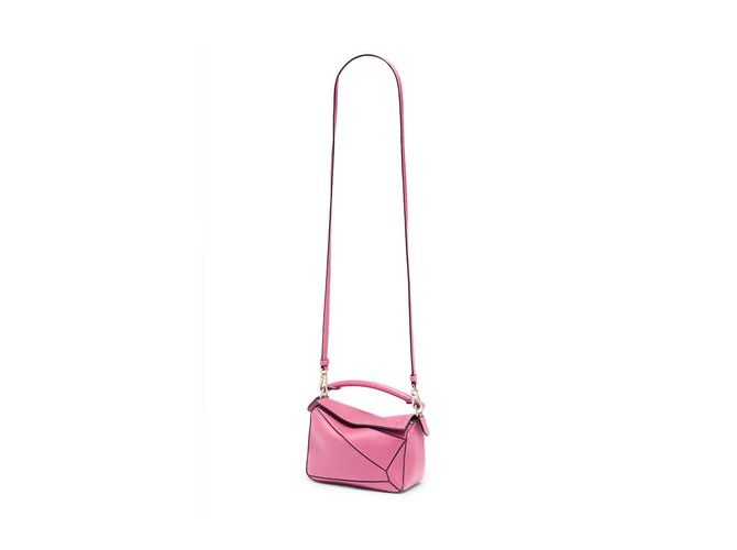 Loewe Mini Puzzle Handbags Leather Pink 