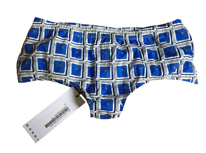 Very beautiful shorty Marni New with tag Blue Cotton  ref.108684